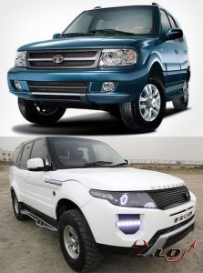    Tata Safari   Range Rover Evoque