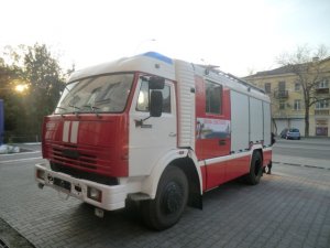 Москва подарила Севастополю две современные пожарные машины