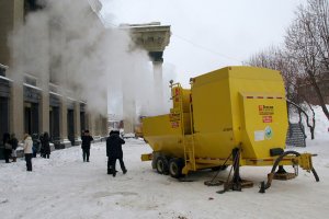 Использование снегоплавильных машин